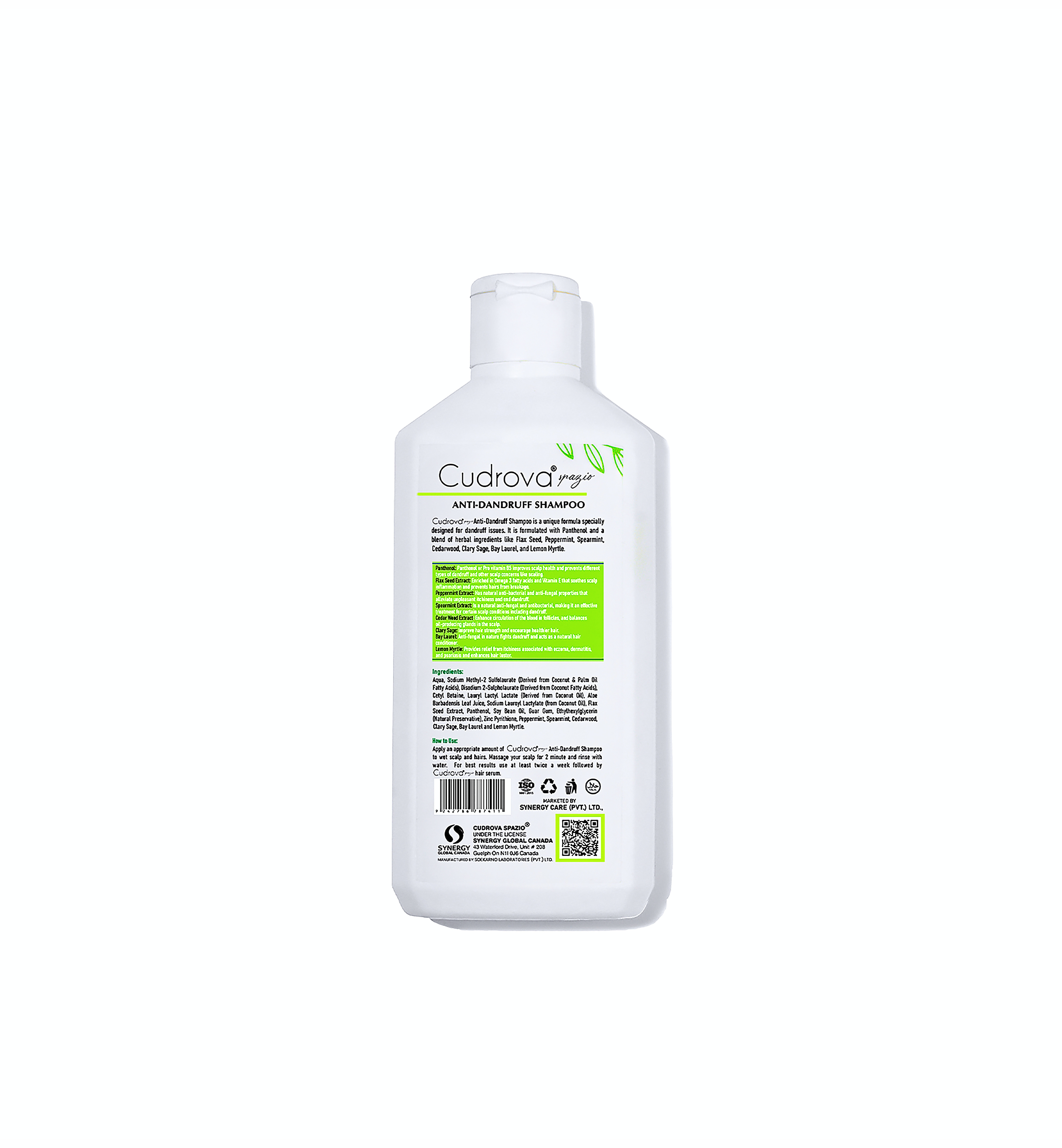 Cudrova Spazio Anti-Dandruff Shampoo