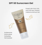 SPF 60 Sunscreen Gel for Broad Spectrum Protection | Cudrova Spazio
