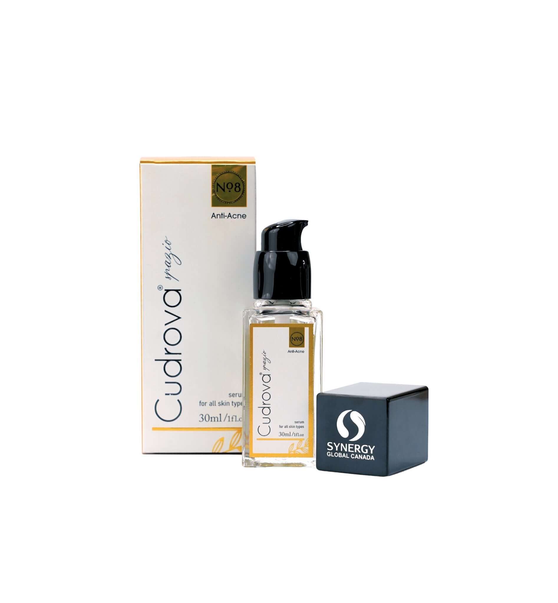 Cudrova Spazio Anti Acne Serum with Tea Tree Oil & Mandelic Acid for All Skin Types - Cudrova Spazio Skin & Hair Care