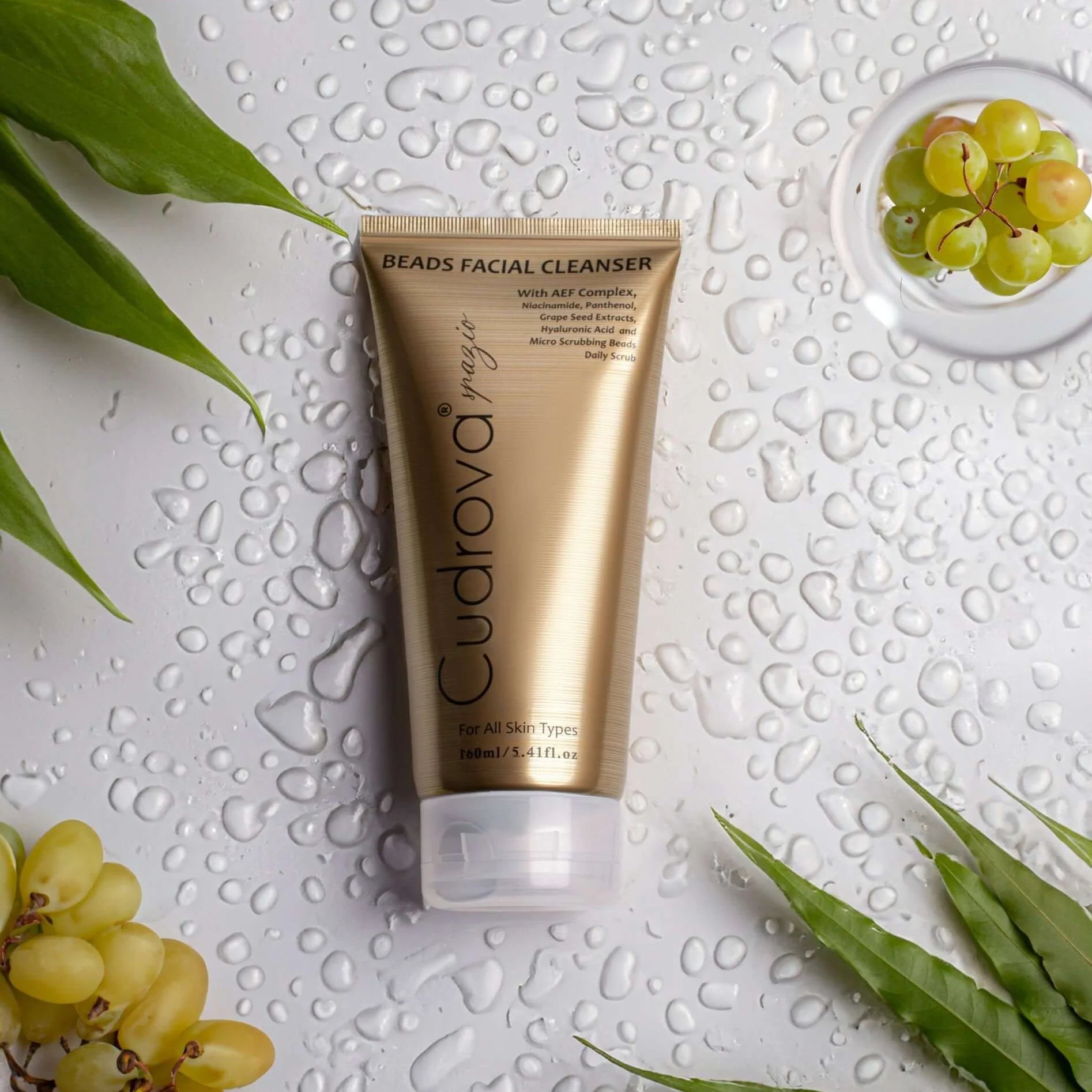 Beads Facial Cleanser for Gentle Daily Exfoliation | Cudrova Spazio