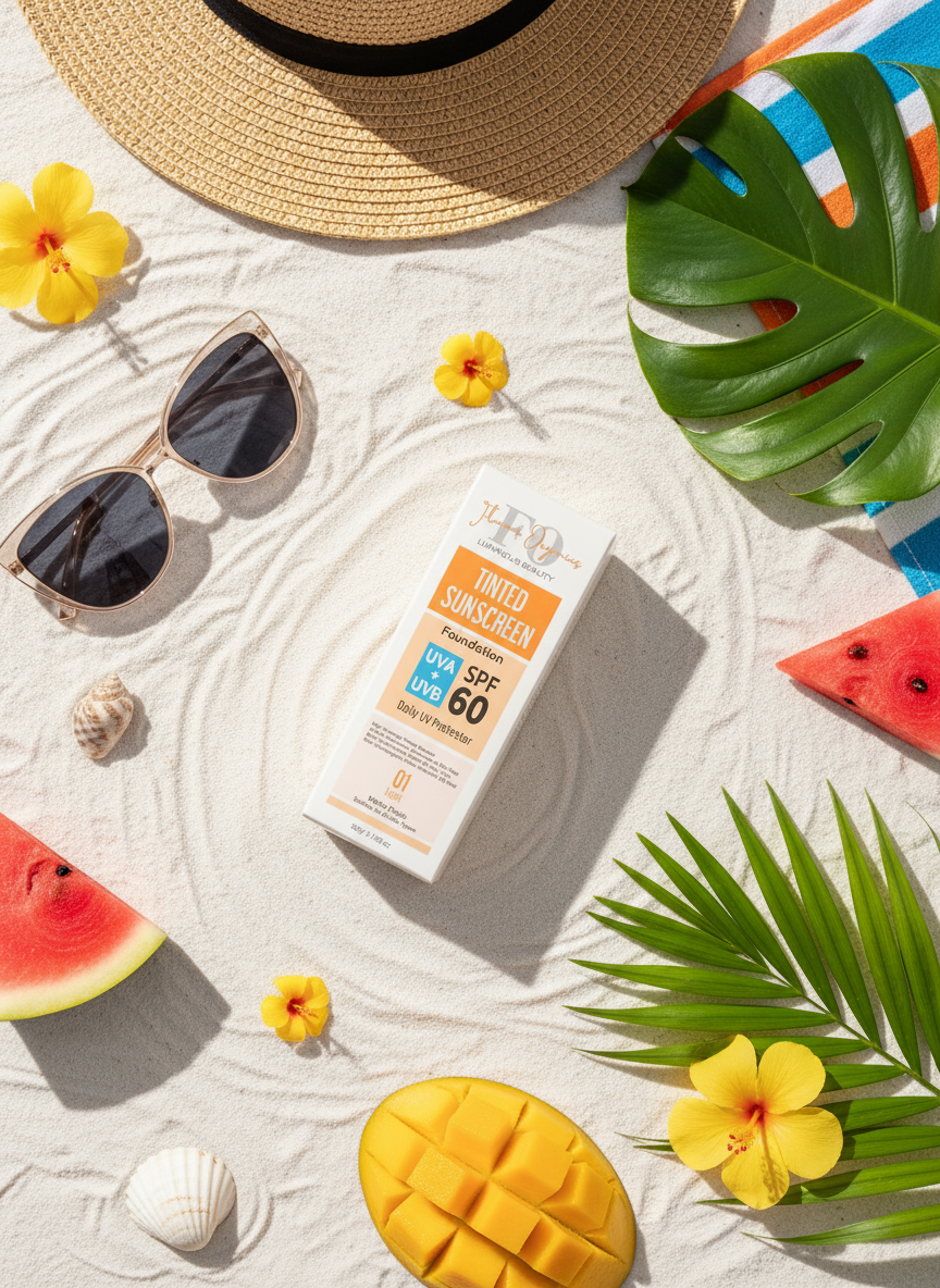 Flammo Organics SPF 60 Tinted Sunscreen